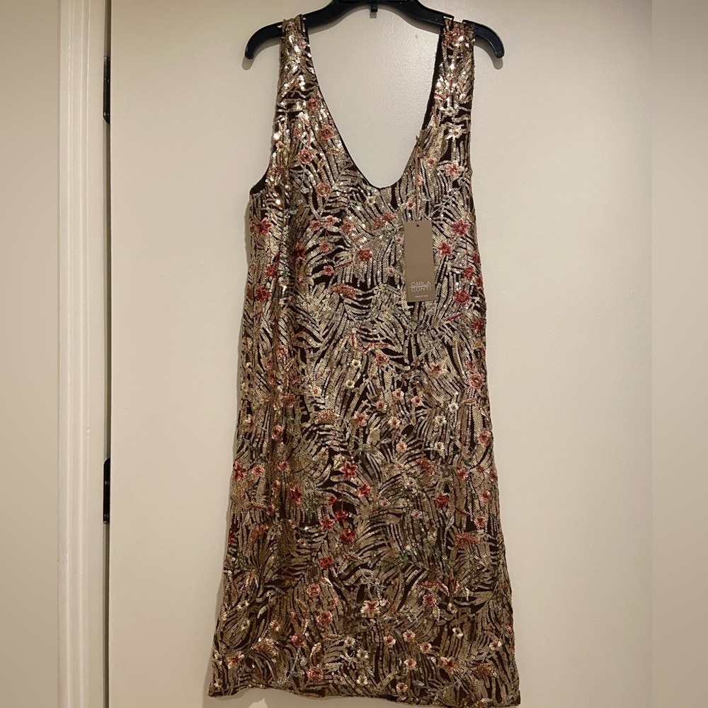 Sequined Mini Dress